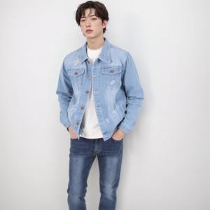 [보이투맨]남성용 찢어진 워싱 청자켓 YO170B
