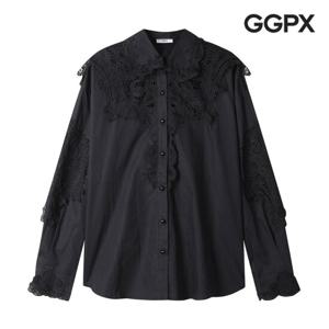 GGPX  블러썸 레이스 카라 블라우스 (GP3SH033F)