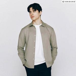 [지오다노] 코튼 린넨 셔츠 045505