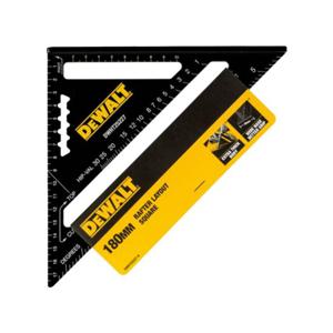 디월트 DWHT25227-0 프리미엄 삼각자 180mm 골조용 제도용자 삼각자 문구자 자 측정자 측정용자 문구용자