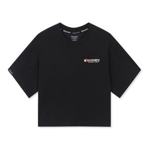 디스커버리키즈반팔티 XQD DKRS91033-BKS 키즈 여아 세미크롭 반팔티셔츠