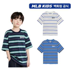MLB키즈 바시티 스트라이프 반팔티셔츠 (7ATSV0753ALL)