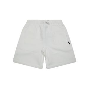 키즈 폴로 랄프로렌 쇼츠 버뮤다 323964135 001 WHITE