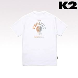 [K2] KMM23256 W2 여름 어스 그래픽 반팔 라운드 티셔츠