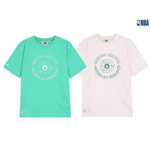 남녀공용 엔비에이 GREEN 빅심볼 티셔츠 N222TS212Z