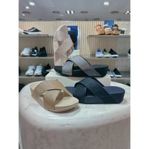 [FITFLOP][루루] FFSO5E253 25S S 글리터 더스트 크로스 여성 슬라이드 4종택일건
