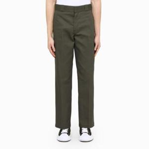 DICKIES 874 올리브 그린 스트레이트 레그 팬츠 DK0A4XK6CO/XC_DICKI-OGX1