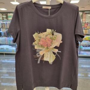 라티움 HC34 여름 신축성좋은부드럽고 매끈한느낌 여성티셔츠 T2523ts17