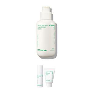 이니스프리 그린티 씨드 히알루론산 세럼 [대용량] 130mL + 그린티 씨드 히알루론산 세럼 2종 키트