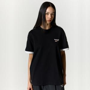 [리복]벡터 링거 티셔츠 블랙 RETS5ER37_BK