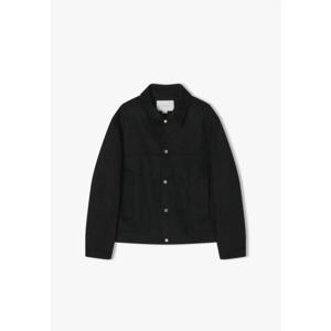 리버클래시 25S/S 블랙 오버핏 오픈카라 스웨이드 자켓 LLS22501