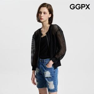 [GGPX] 썸머 펀칭 봄버 점퍼 (GP4JP009F)