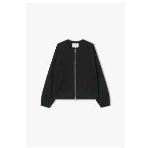 리버클래시 25S/S 블랙 투웨이 카라리스 매쉬 배색 점퍼 LLS22506