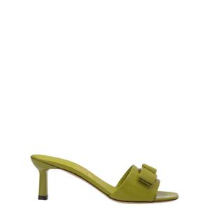 FERRAGAMO 글로(Glo) 뮬 0758007TROPICGREEN