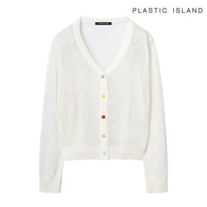 플라스틱아일랜드 브이넥 가디건 (PRTKG030)