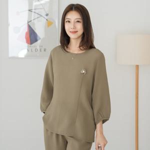 엄마옷 마담4060 글루인견블라우스 여성블라우스 -ZBL2504074-