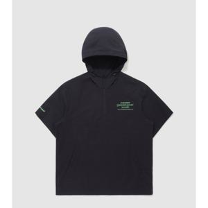 르꼬끄 르꼬끄X그로서리스터프 유니 반팔 후드 아노락 자켓 QQ223LJK45 BLK BEG LPK MBL CRM