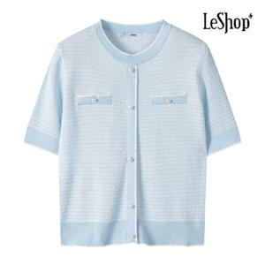 [르샵] 라운드 진주 포켓 반팔 니트 (BP4KP030A)