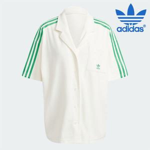 [나이키]아디다스 반팔 셔츠 /D30- JH0614 / RESORT SHIRT 우먼스 오리지널스 리조트 셔츠