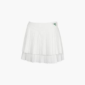 디아도라반바지 KQJ D4222TSK93IVD 크로스코트 더블 플리츠 스커트 IVORY