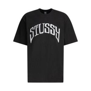 스투시 남성 블랙 반팔 티셔츠 19050850001 BLACK