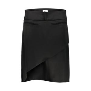 쿠레쥬 여성 블랙 Infinity 새틴 미니 스커트 225CJU245TA0007 9999 BLACK