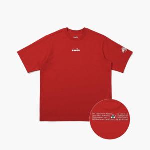 디아도라반팔티 KQJ D4221LRS76RDD 알파로메오 클로버 반팔 티셔츠 RED
