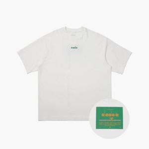 디아도라반팔티 KQJ D4221LRS87WHT 모멘토 라운드 티셔츠 WHITE