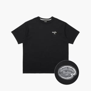 디아도라반팔티 KQJ D4121TRS33BLK 몬텔로 라운드 티셔츠 BLACK