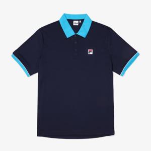 휠라반팔티 TQJ FS2TSF2392M-NAY 글로벌 파리바오픈 카라티셔츠