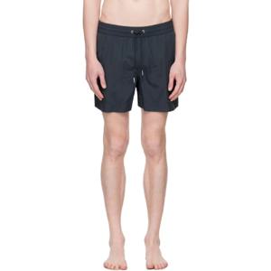25 SS Maison Kitsune 남성 네이비 플래시 폭스 스윔 쇼츠 251389M208000