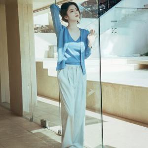 [지오다노] 여성 플리츠 스트링 여름 와이드 팬츠 415542