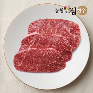 농협안심한우 1등급 국내산 소고기 채끝 구이용 400g