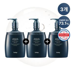 [단독구성] 탈모샴푸 대용량 구성 1000ml (샴푸 300mlx3개+샴푸 100ml)