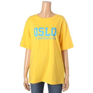 [시에로]OSLO 배색 레터링 박시핏 반팔티 (SF2TSF403)