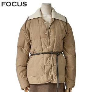 [포커스]니트카라배색패딩_FW2K7JP0355