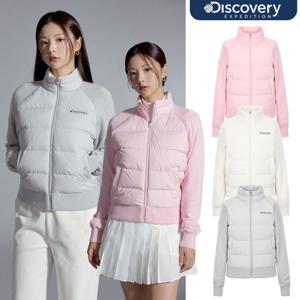 디스커버리[택가359,000원]23FW 이월/할인 여성 에스턴 니트H/B 경량패딩 DWDJG6036