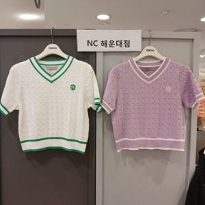 [오후]얇고 시원한 여름 니트~~썸머 케이블 스웨터 OHKA24351
