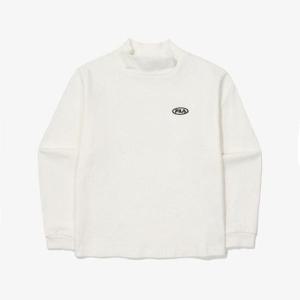 [휠라 키즈]키즈 반목 긴팔 티 (FK2RLE4101X_OWH)