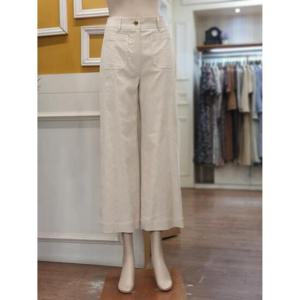 BCBG 세이브존01 노엘 일자핏 와이드 스판반밴딩바지 B4B3P302