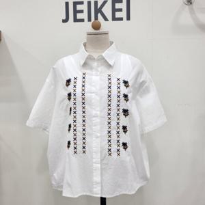 [제이케이]제이케이 자수 카라 셔츠 JO6NB016B94
