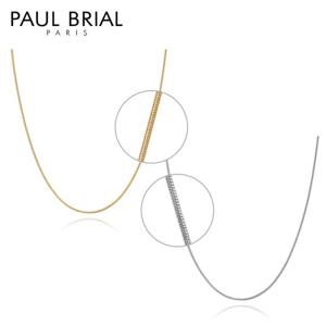 폴브리알 [SILVER] PUSN0174 심플 스네이크 목걸이