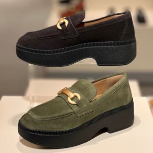 핏플랍24FW F-루마 스웨이드 여성 로퍼 FFSO4F075 2종택일