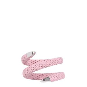 보테가베네타 여성 연핑크 꽈베기 팔찌 657468_V507P5910