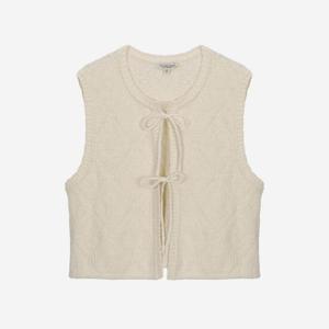 [써스데이아일랜드]라운드넥 베스트(T246MVT132W)