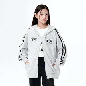 [더데이걸]블록코어 박시 후드 집업 TGJM24801 [모다아울렛 남양