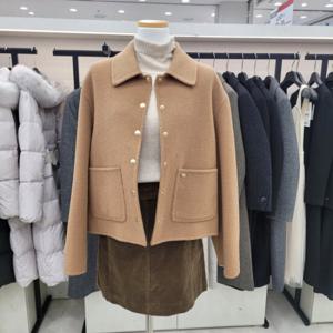 [온앤온]카라넥 양모 핸드메이드 숏코트njw4wha9902