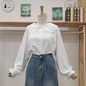 [레코브]레이스두겹카라레이스블라우스LC31E3BL502X