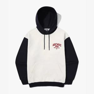 휠라후드티 TQJ FS2POG1109X-IVY 뉴 컬러 블럭 후드티