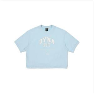 다이나핏 여성 PEEPS (핍스) 기능성 오버핏 라운드 반팔 티셔츠 YWM23245B2